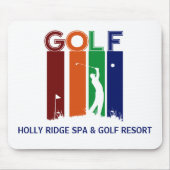 Golfer Gepersonaliseerd Muismat (Voorkant)
