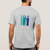Golfer Gepersonaliseerd T-shirt (Achterkant)