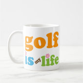 Golfer Gift Girls Koffiemok (Links)
