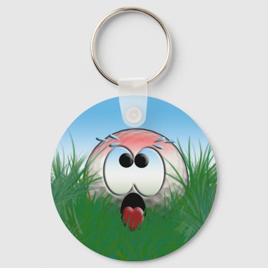 Golfer Gift Idea Golf Player Golfball Humor Funny Sleutelhanger (Voorkant)
