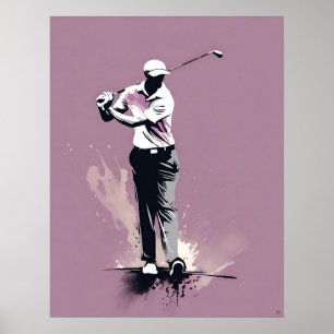 Golfer - Golf Art Print
