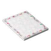 Golfer; Golf Balls & T - shirts Pattern Notitieblok (Schuin)