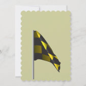 Golfer Golf Golfing 65th Birthday Invitation Kaart (Achterkant)