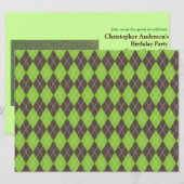 Golfer Golf Golfing Birthday party Kaart (Voorkant / Achterkant)