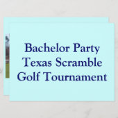 Golfer Golf Golfing-vrijgezellenfeest. Kaart (Voorkant / Achterkant)
