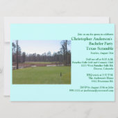 Golfer Golf Golfing-vrijgezellenfeest. Kaart (Achterkant)