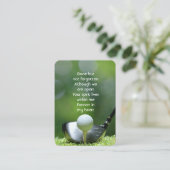 Golfer Golf Golfsouvenir Visitekaartje (Staand voorkant)