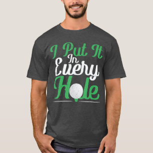 Golfer Golf Grappig Golfen Volwassen Humor Mannen T-shirt