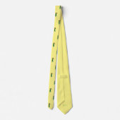 Golfer/Golf Player Silhouette Stropdas Patroon (Achterkant)