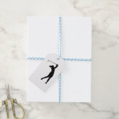 Golfer Golf Sport Persoon Silhouet    Cadeaulabel (Met Touw)