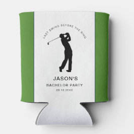 Golfer Golf Thema Afscheid Van De Jonggezellen Blikjeskoeler