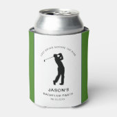 Golfer Golf Themed Bachelor Party  Blikjeskoeler (Blikje Voorkant)