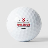 Golfer - golfbal met naam golfballen (Voorkant)