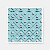 Golfer golfbal patroon servet (Voorkant)