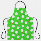 Golfer Golfen, Leuke Golfballen en T - shirts Schort (Voorkant)