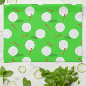 Golfer Golfen, Leuke Golfballen en T - shirts Theedoek (Gevouwen)