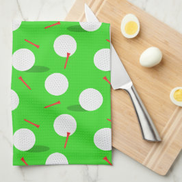 Golfer Golfen, Leuke Golfballen en T - shirts Theedoek