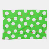 Golfer Golfen, Leuke Golfballen en T - shirts Theedoek (Horizontaal)