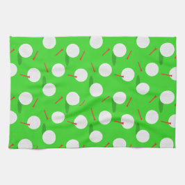 Golfer Golfen, Leuke Golfballen en T - shirts Theedoek