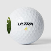 Golfer Golfen Minimalistisch Initiaal Aangepast Golfballen (Logo)
