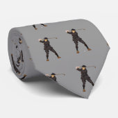 golfer golfer golf stropdas (Opgerold)