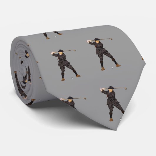 golfer golfer golf stropdas (Opgerold)