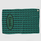 Golfer Golfhanddoek (Horizontaal)