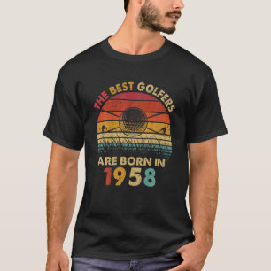 Golfer Golfing 1958 63rd Birthday Gift voor 63 jaa T-shirt