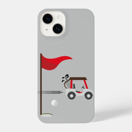 Golfer Golfing Sport Fitness iPhone Hoesje (Achterkant)