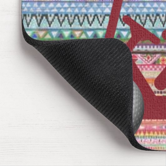 Golfer Golfkarretje Muismat! Muismat (Hoek)