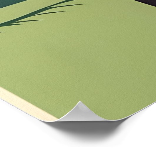  Golfer - Golfkunst Print (Hoek)