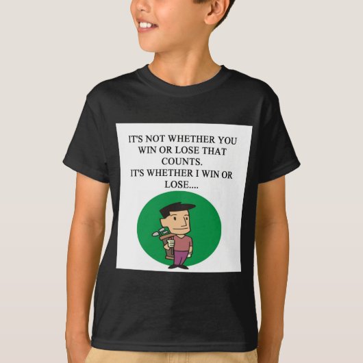 golfer golfvormende golfgraafgeschenken t-shirts (Voorkant)