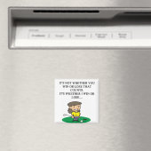 golfer golfvormende golfgraafgeschenken t-shirts magneet (Insitu (Vaatwasser))