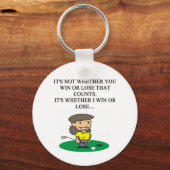 golfer golfvormende golfgraafgeschenken t-shirts sleutelhanger (Voorkant)