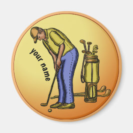 Golfer Grandpa magneet