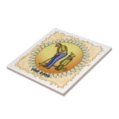 Golfer Grandpa Tegeltje (Zijkant)