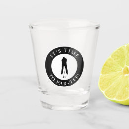 Golfer Grappig Tijd voor een Par-Tee Golf Shot Glas