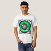 Golfer Groen Oog Op Bal T-shirt (Voorkant volledig)