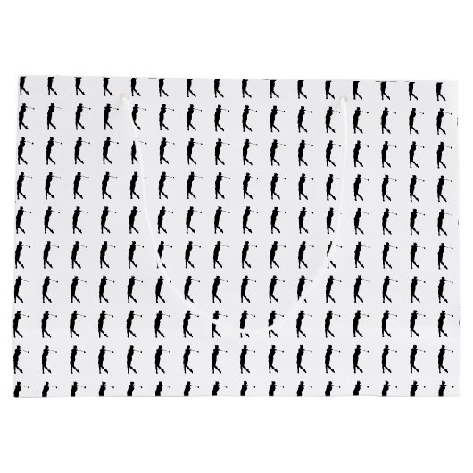 Golfer Groot Cadeauzakje (Achterkant)