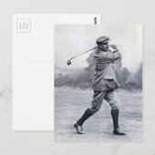  Golfer: Harry Vardon Briefkaart (Voorkant / Achterkant)