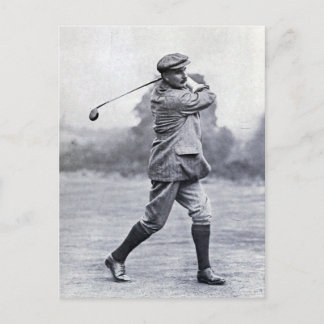Golfer: Harry Vardon Briefkaart