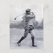 Golfer: Harry Vardon Briefkaart (Voorkant)