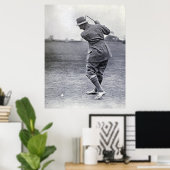  Golfer: Harry Vardon Poster (Thuiskantoor)