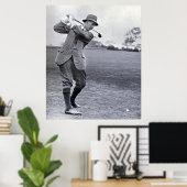  Golfer: Harry Vardon Poster (Thuiskantoor)