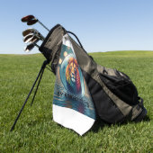 Golfer Hoed Golfhanddoek (Groen)