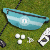 Golfer Humor Golf T-shirt Sport Monogram Blauwgroe Heuptasje