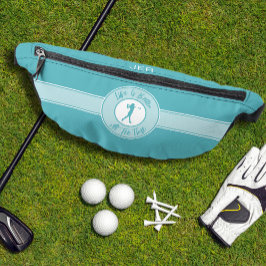 Golfer Humor Golf T-shirt Sport Monogram Blauwgroe Heuptasje