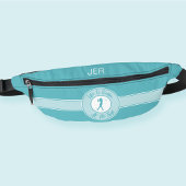 Golfer Humor Golf T-shirt Sport Monogram Blauwgroe Heuptasje