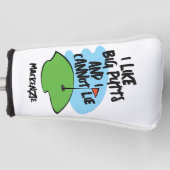 Golfer ik hou van grote putten en ik kan niet lieg golfheadcover (Voorkant)