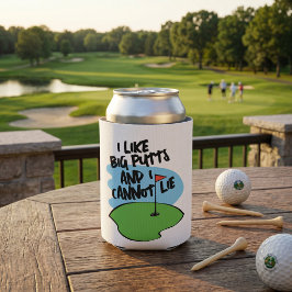 Golfer Ik Hou Van Grote Putts En Ik Kan Niet Liege Blikjeskoeler